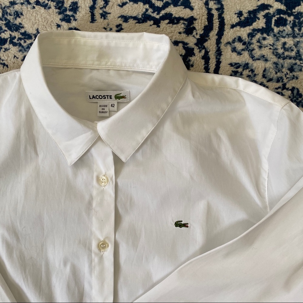 Lacoste White Button Down